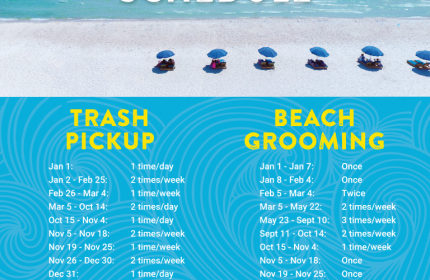 Beach Cleaning Schedule